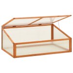 Vidaxl serre 100x65x40 cm bois de sapin