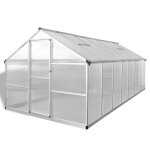 Vidaxl serre aluminium renforc 10, 53 m