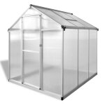 Vidaxl serre aluminium renforc 3, 46 m