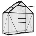 Vidaxl serre anthracite aluminium 1, 33 m