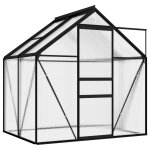 Vidaxl serre anthracite aluminium 2, 47 m