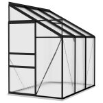 Vidaxl serre anthracite aluminium 3, 97 m