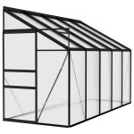 Vidaxl serre anthracite aluminium 6, 23 m