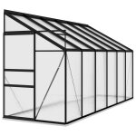 Vidaxl serre anthracite aluminium 7, 77 m