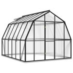 Vidaxl serre avec cadre de base anthracite 9, 98 m aluminium