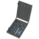 Vidaxl set de 9 pices de coupe - soudure et d'embouts acier rapide