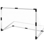 Vidaxl set de but de football poteau et filet 91, 5 x 48 x 61 cm