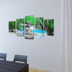 Vidaxl set de toiles murales imprimées bouddha 100 x 50 cm Vidaxl set de toiles murales imprimées bouddha 100 x 50 cm