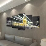 Vidaxl set de toiles murales imprim�es london big ben 100 x 50 cm