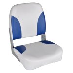 Vidaxl si�ges de bateau 2 pcs dossier pliable avec oreiller 41x36x48cm