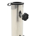 Vidaxl socle de parasol granite 30 kg carr noir