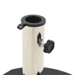 Vidaxl socle de parasol granite 30 kg rond noir Vidaxl socle de parasol granite 30 kg rond noir