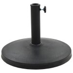 Vidaxl socle rond de parasol polyrésine 10 kg noir Vidaxl socle rond de parasol polyrésine 10 kg noir
