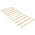 Vidaxl sommier enroulable  11 lattes 90x200 cm bois de pin massif