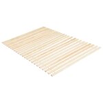 Vidaxl sommier enroulable  23 lattes 100x200 cm bois de pin massif