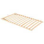 Vidaxl sommier  lattes 13 lattes tte de lit rglable 120x200 cm