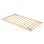 Vidaxl sommier  lattes 13 lattes tte et pied rglables 100x200 cm