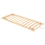 Vidaxl sommier à lattes 13 lattes tête et pied réglables 80x200 cm Vidaxl sommier à lattes 13 lattes tête et pied réglables 80x200 cm
