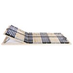 Vidaxl sommiers à lattes 2 pcs avec 42 lattes 7 zones 80x200 cm Vidaxl sommiers à lattes 2 pcs avec 42 lattes 7 zones 80x200 cm