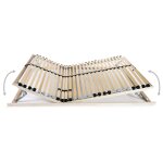 Vidaxl sommier  lattes avec 28 lattes 7 zones 100 x 200 cm