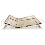 Vidaxl sommier  lattes avec 28 lattes 7 zones 120 x 200 cm