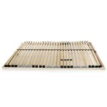 Vidaxl sommier  lattes avec 28 lattes 7 zones 140 x 200 cm