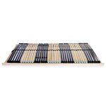 Vidaxl sommier  lattes avec 42 lattes 7 zones 140 x 200 cm