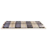 Vidaxl sommier  lattes avec 42 lattes 7 zones 70 x 200 cm
