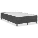 Vidaxl sommier tapissier gris foncé tissu 120x200 cm Vidaxl sommier tapissier gris foncé tissu 120x200 cm