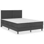Vidaxl sommier tapissier gris tissu 160 x 200 cm Vidaxl sommier tapissier gris tissu 160 x 200 cm