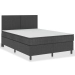 Vidaxl sommier tapissier gris tissu 180 x 200 cm
