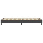 Vidaxl sommier tapissier gris tissu 80 x 200 cm
