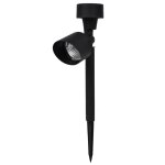 Vidaxl spot led solaire noir 12 pices