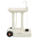 Vidaxl station de lavage des mains en camping avec distributeur 35 l