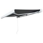 Vidaxl store  cassette manuel 300 cm anthracite
