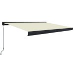 Vidaxl store � cassette manuel 300x250 cm cr�me