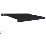 Vidaxl store � cassette manuel 450x300 cm anthracite