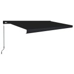 Vidaxl store � cassette manuel 500x300 cm anthracite