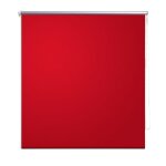 Vidaxl store enrouleur occultant 120 x 230 cm rouge