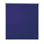 Vidaxl store enrouleur occultant 140 x 230 cm bleu