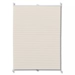 Vidaxl store pliss� 100x125 cm cr�me