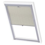 Vidaxl store pliss couleur crme ck04