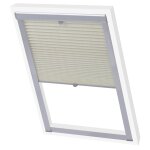 Vidaxl store pliss couleur crme mk06