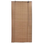 Vidaxl store roulant en bambou 150 x 160 cm marron