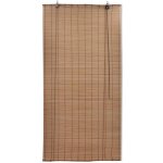 Vidaxl store roulant en bambou 80 x 220 cm marron