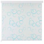 Vidaxl store roulant de douche 80 x 240 cm bulle
