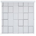 Vidaxl store roulant de douche 80 x 240 cm carr�