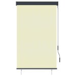 Vidaxl store roulant d'extrieur 100 x 250 cm crme