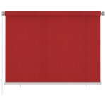 Vidaxl store roulant d'extrieur 200x140 cm rouge