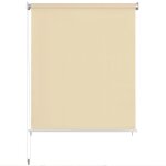 Vidaxl store roulant d'ext�rieur 220 x 140 cm couleur cr�me